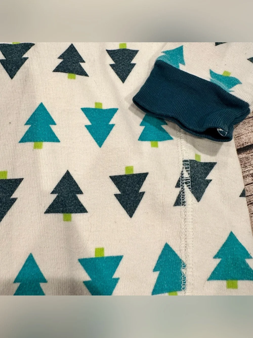 Primary Unisex Kids Mixed Print Pajama Set, Long Sleeve & Pants Organic Size 14